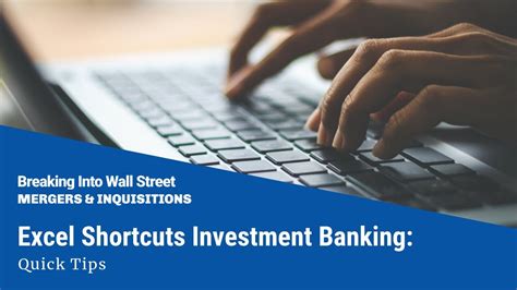 excel skills for investment banking.